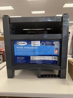 Suncast Hose Hideaway 100ft Resin Garden Hose Reel for 5/8in Hose