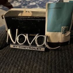 New GM Chrome Nova Emblem 