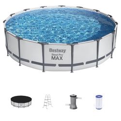 Best way Steel Pro Max 15 X 42 Round Above Ground Swimming Pool 