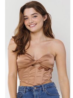 Cute Satin Top