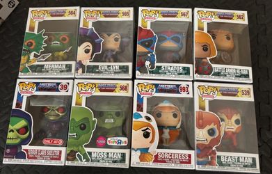 funko pop masters of the universe lot