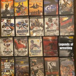 Lot Of 20 Ps2 Games