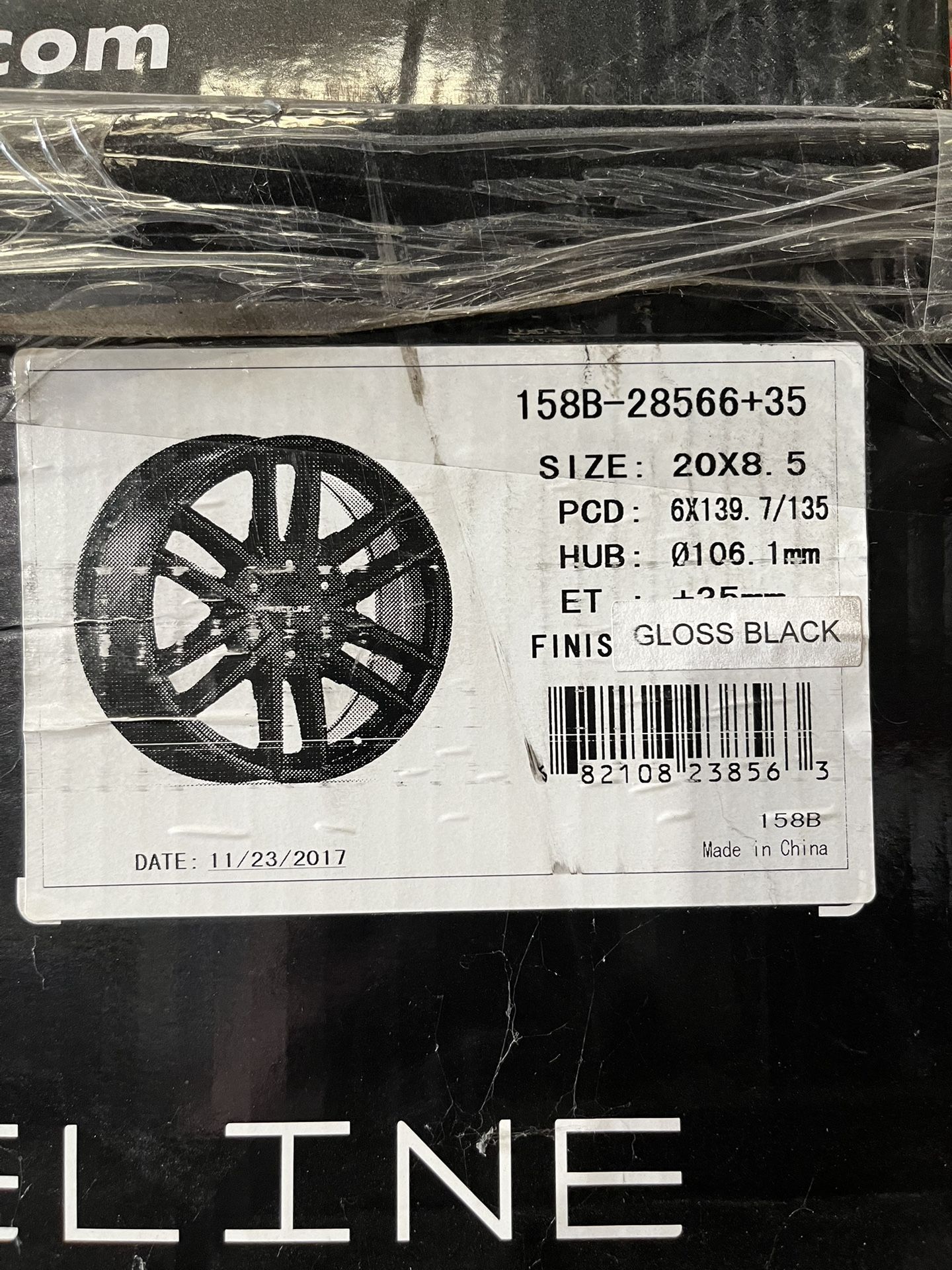 Black Gloss Rims (4) For A Silverado Truck
