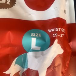 Brand New Large Pet Diapers In Package Never Used For Both Male And Female