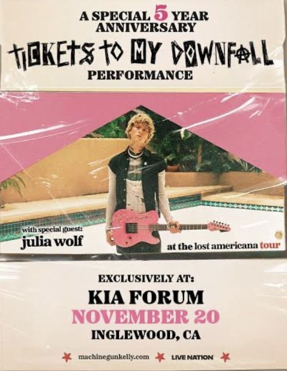 Machine Gun Kelly Tickets Today November 20th Kia Forum 
