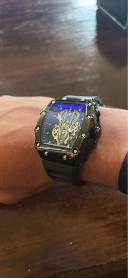 All black Richard Mille wrist watch