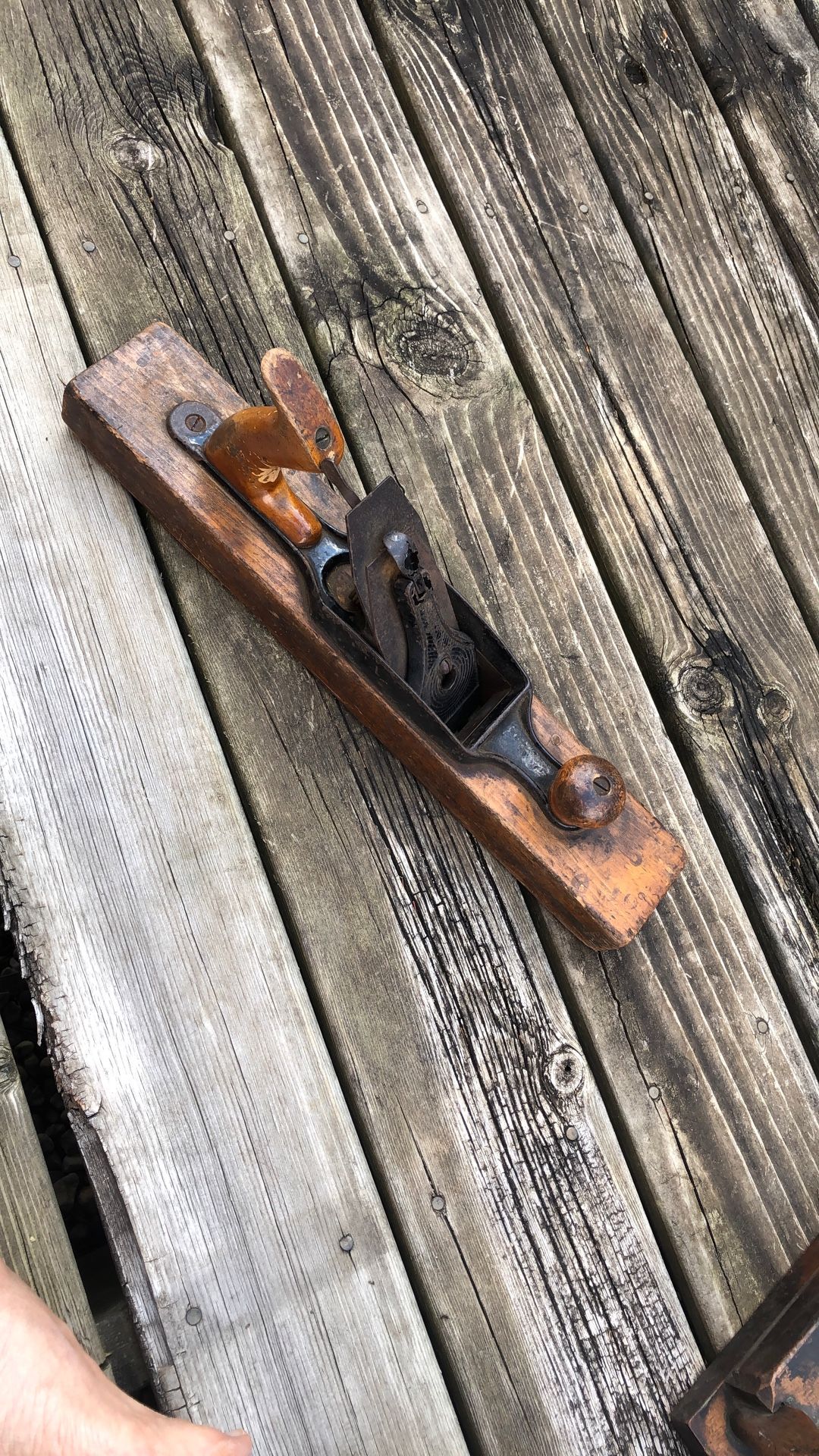Vintage 17.5” Wood Plane