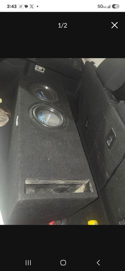 8" Soundstreams Custom Birch Plywood box and Nakamichi amp