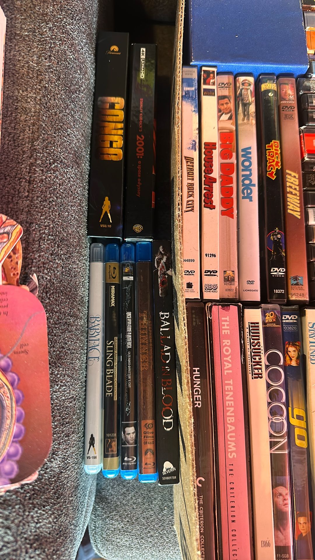 Blu Ray Movies, DVDs CDs, 4k Movies Video Games Collection