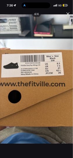 FitVille EasyTop Wings V2 Men's Shoes
