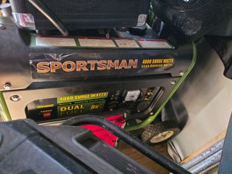 Duel fuel generator.      Sportsman