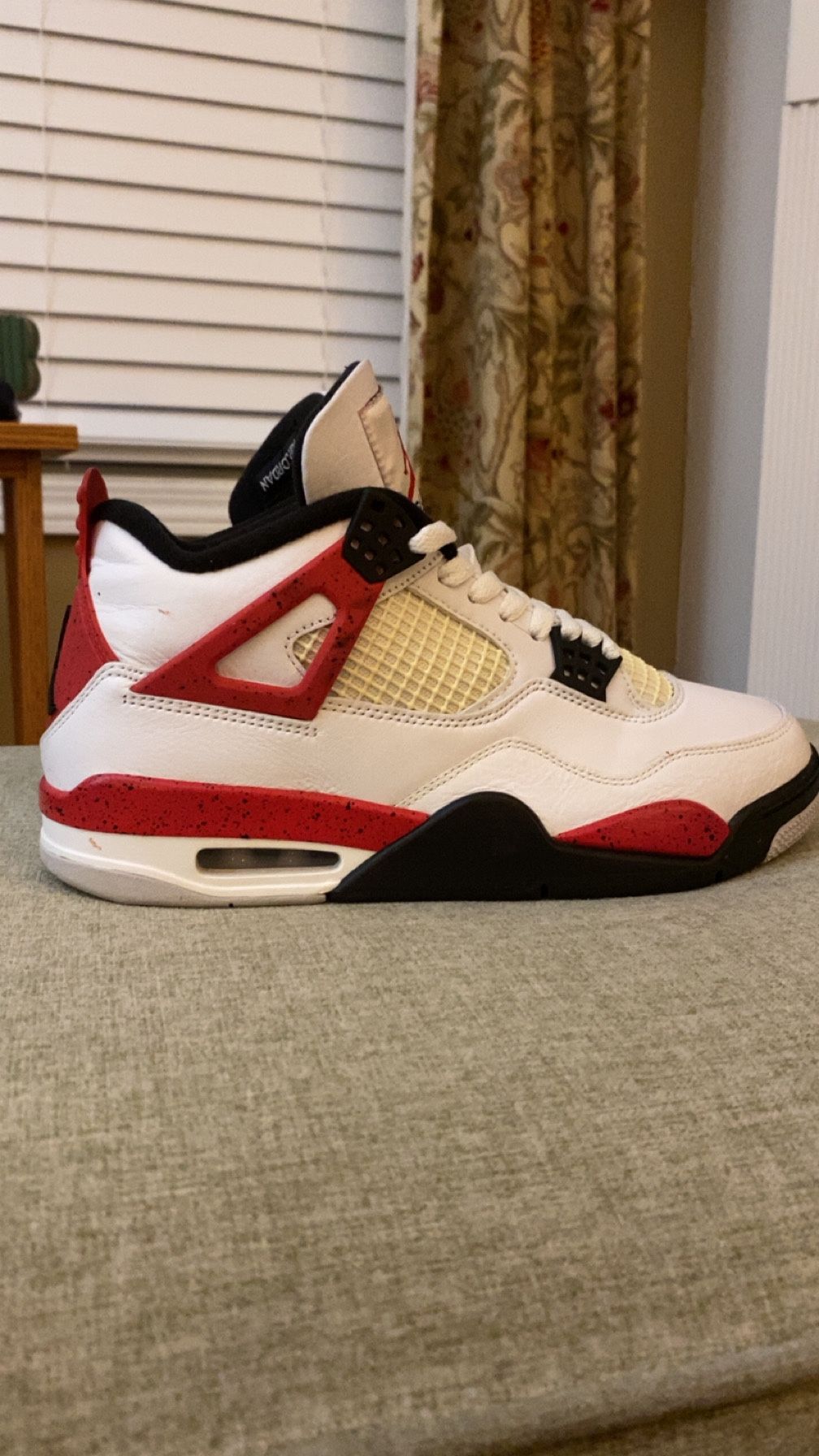 Jordan 4 Retro ‘Red Cement’ (Worn/No Box/Swapped Insoles)