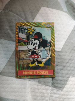 Gold wave refractor Minnie mouse 37/50 & more
