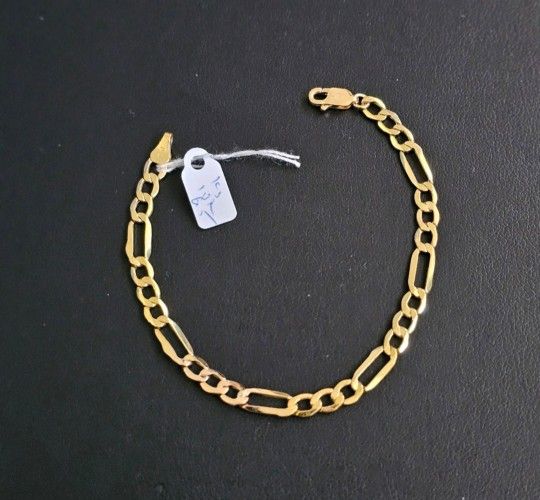 10k Gold Bracelet 6.5 Inch