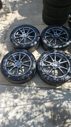 17" liquid metal shift wheels & tires