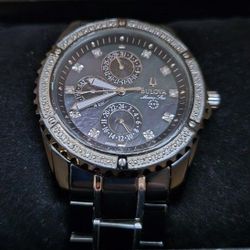 Bulova Marine Star Diamond Accented Watch