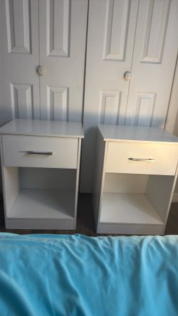 White nightstands