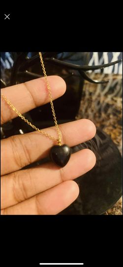 Beautiful Black Heart Charms/Pendant