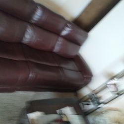All Leather Couch 