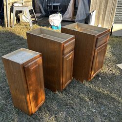 Cabinets New But Some Damage 