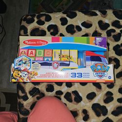 Paw Patrol Block Truck