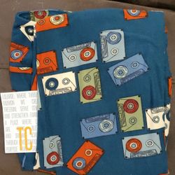 LuLaRoe bnwt cassette tape leggings TC size