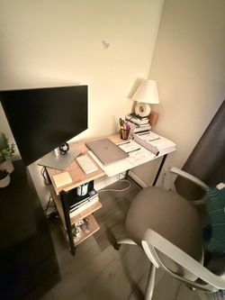 Wooden Desk (D 16 H 28 W 24)