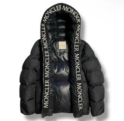 Black Moncler Coat