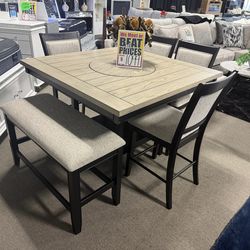 Gorgeous dining set! ✅🎉❤️ Easy financing! SALE! LAST one!