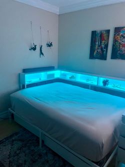 Twin bed with mattress