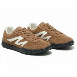 CAMEL SPORTS Women's Shan Hai Lace-Up Stylish Sneakers - 2026 Spring Summer Vacation, Back to School, Cushioned Anti-Slip Traction Retro Casual Traine