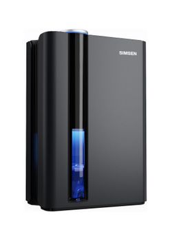 SIMSEN 95oz Dehumidifiers for Home, 800 sq ft Quiet Small Dehumidifier with Drain Hose, Dehumidifiers for Bedroom Bathroom Basements Closet RV (Black)