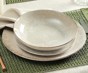 Christian Siriano Onyx 12-Piece Dinnerware Set (x2)