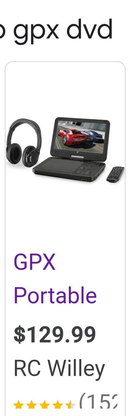 GPX DVD PLAYER NEW IN THE BOX