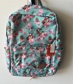Loungefly Disney Mulan Mushu Floral Backpack