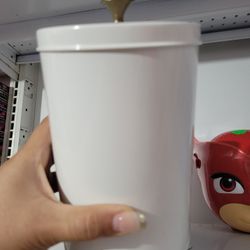 White Metal Canisters  (3 Available) 