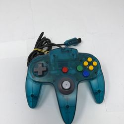 Nintendo 64 Ice Blue Controller