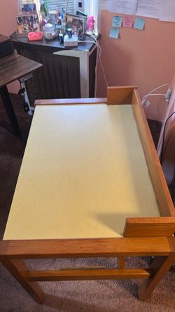 Yellow desk