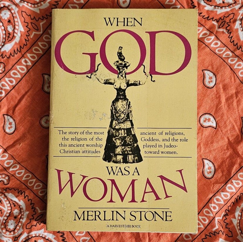 When God Was A Women 1976 Book Merlin Stone