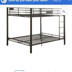 Queen over Queen Bunk Bed
