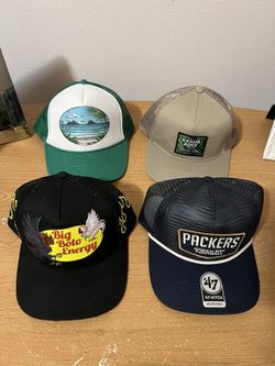Adjustable Trucker Hats (Hawaii, Kailua Boys, Big Boto, Packers) - $50 for All