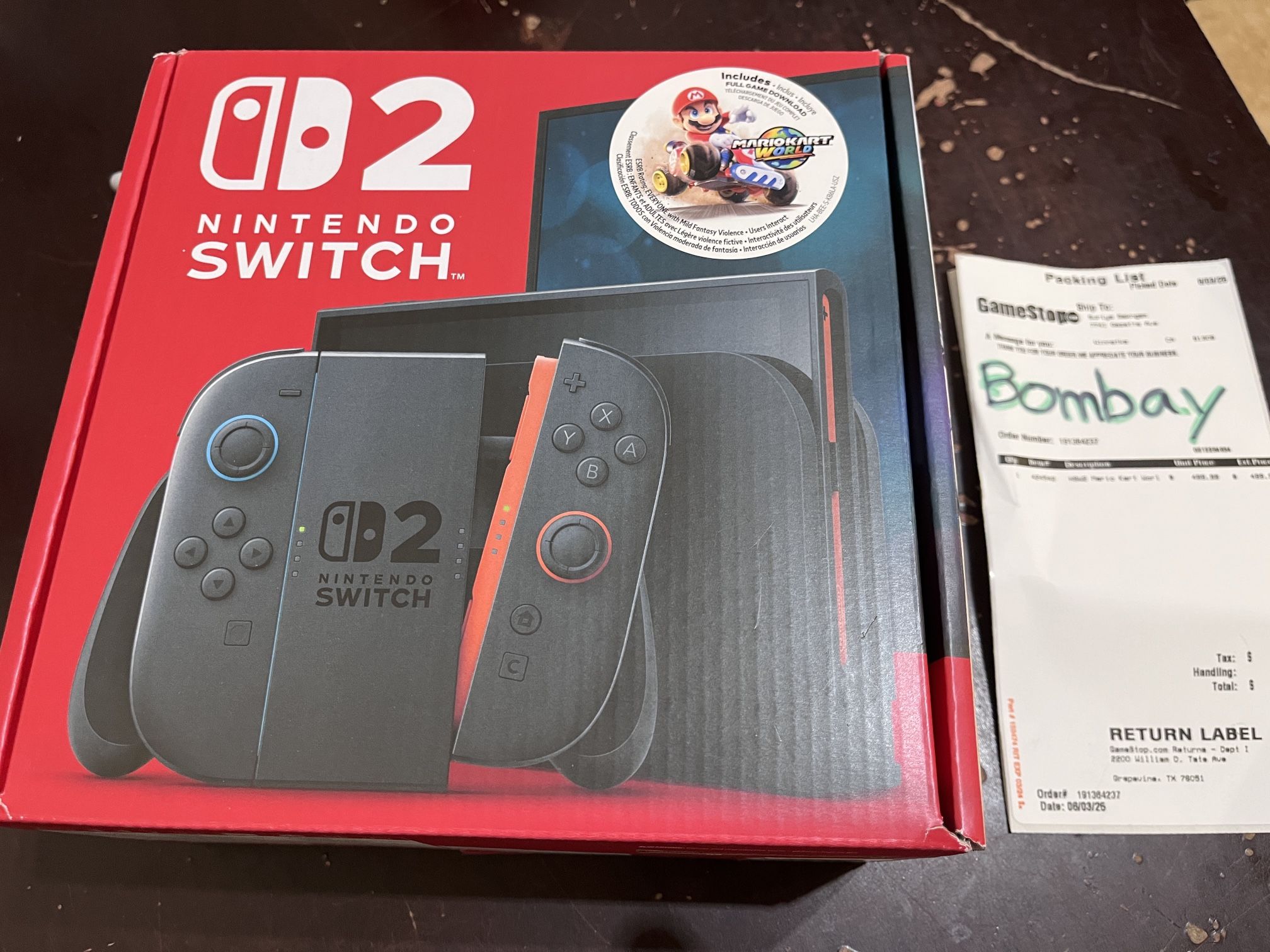 Nintendo Switch 2 With Mario Kart