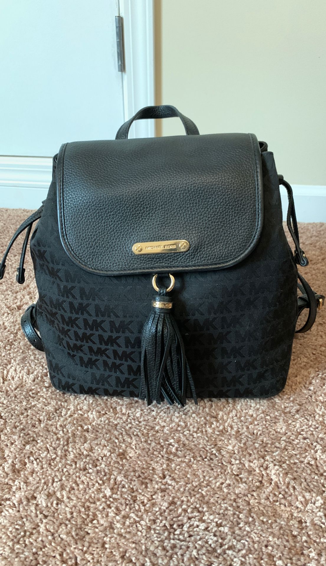 Micheal Kors leather backpack
