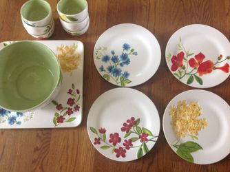 Flower dish set