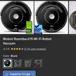iRobot Roomba 675 Wi-Fi Robot Vacuum