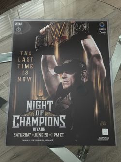 WWE Night of Champions Event Poster
