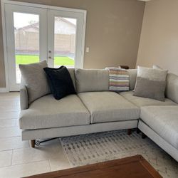 Sectional With Coffee table  