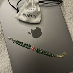 CASABLANCA Gold Laurel Leaf Bracelet