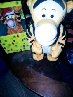 1990 bounce around Tigger and Jack in the box take her the things Merry Christmas from the 90s vintage