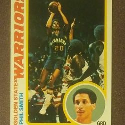 1978/79 Topps Basketball Card #33 Phil Smith Golden State Warriors Vintage Collectible NBA NM Sports